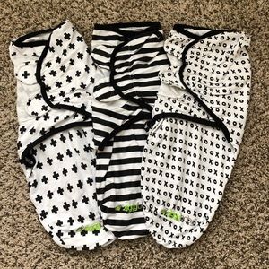 S/M 7-14lbs Velcro baby boy swaddles